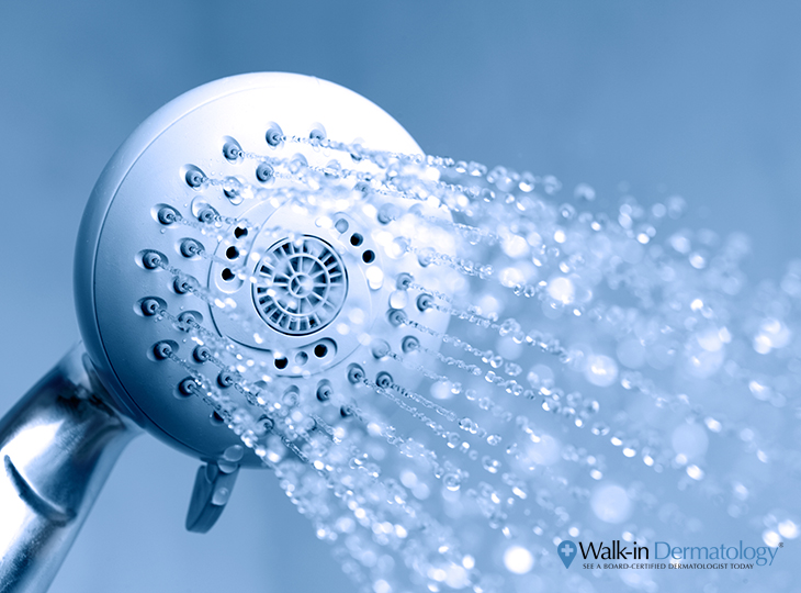 Soft water shower head